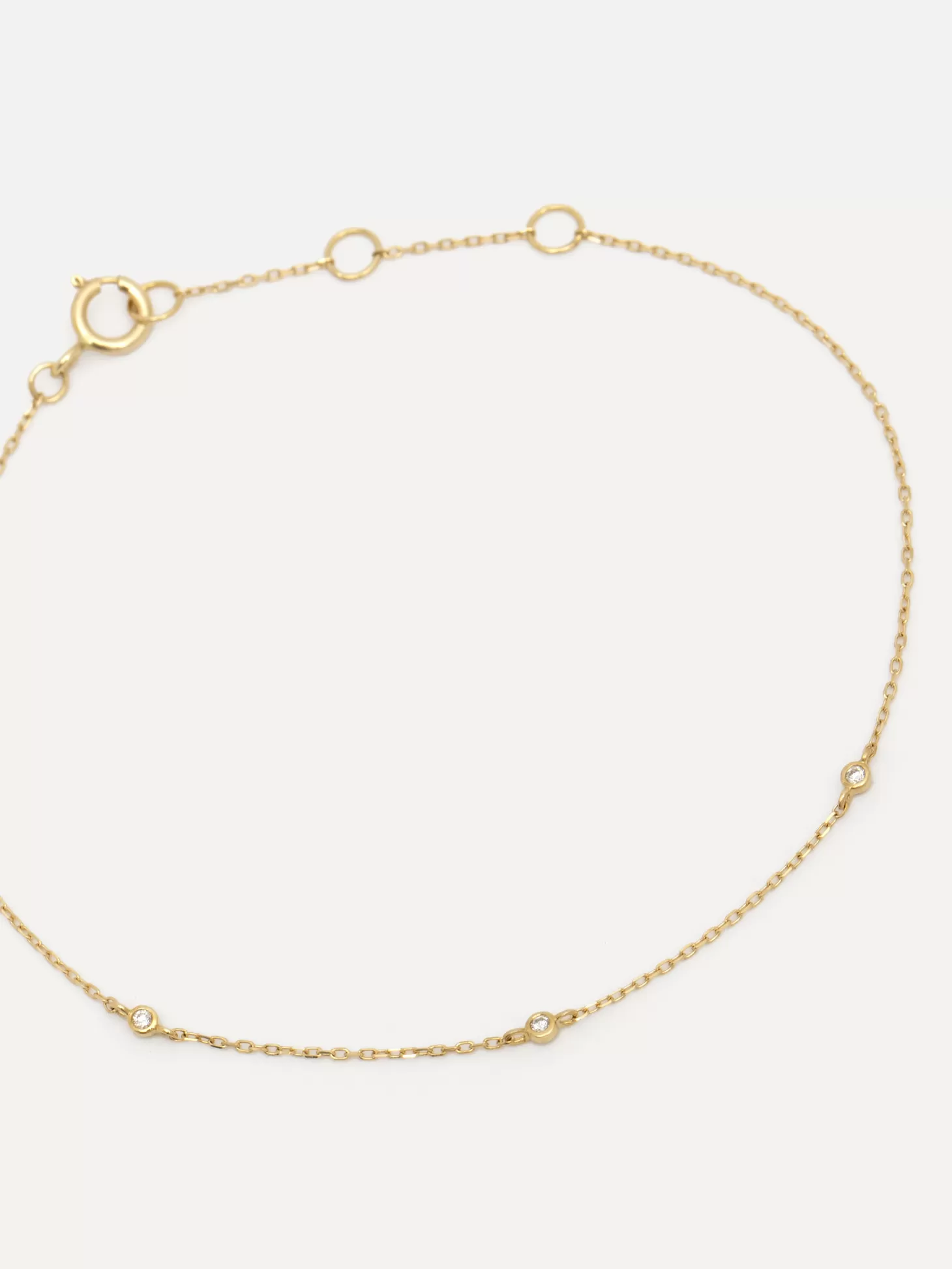 14k_armband_hess_triple_diamond_2.webp Les Soeurs 14K Armband Hess Triple Diamond Gold Outlet