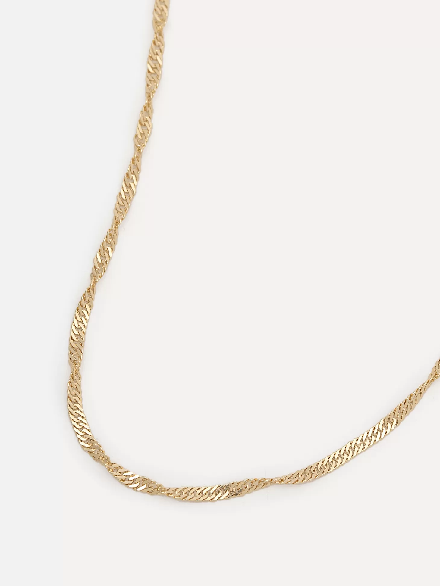 Les Soeurs 14K Ketting Rey Twisted Gold Discount