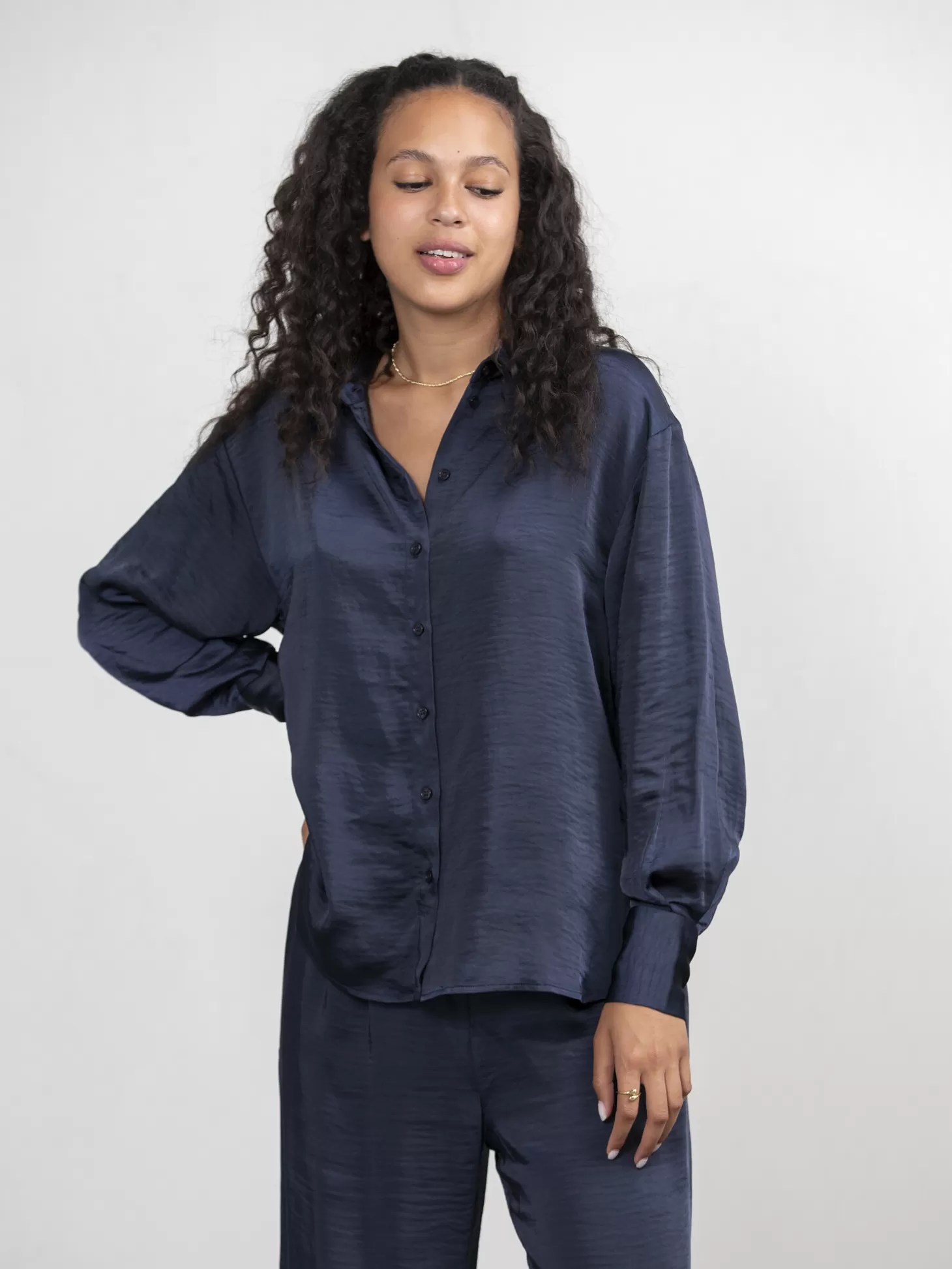 abigael_blouse_3.webp Les Soeurs Abigael Blouse Navy Outlet