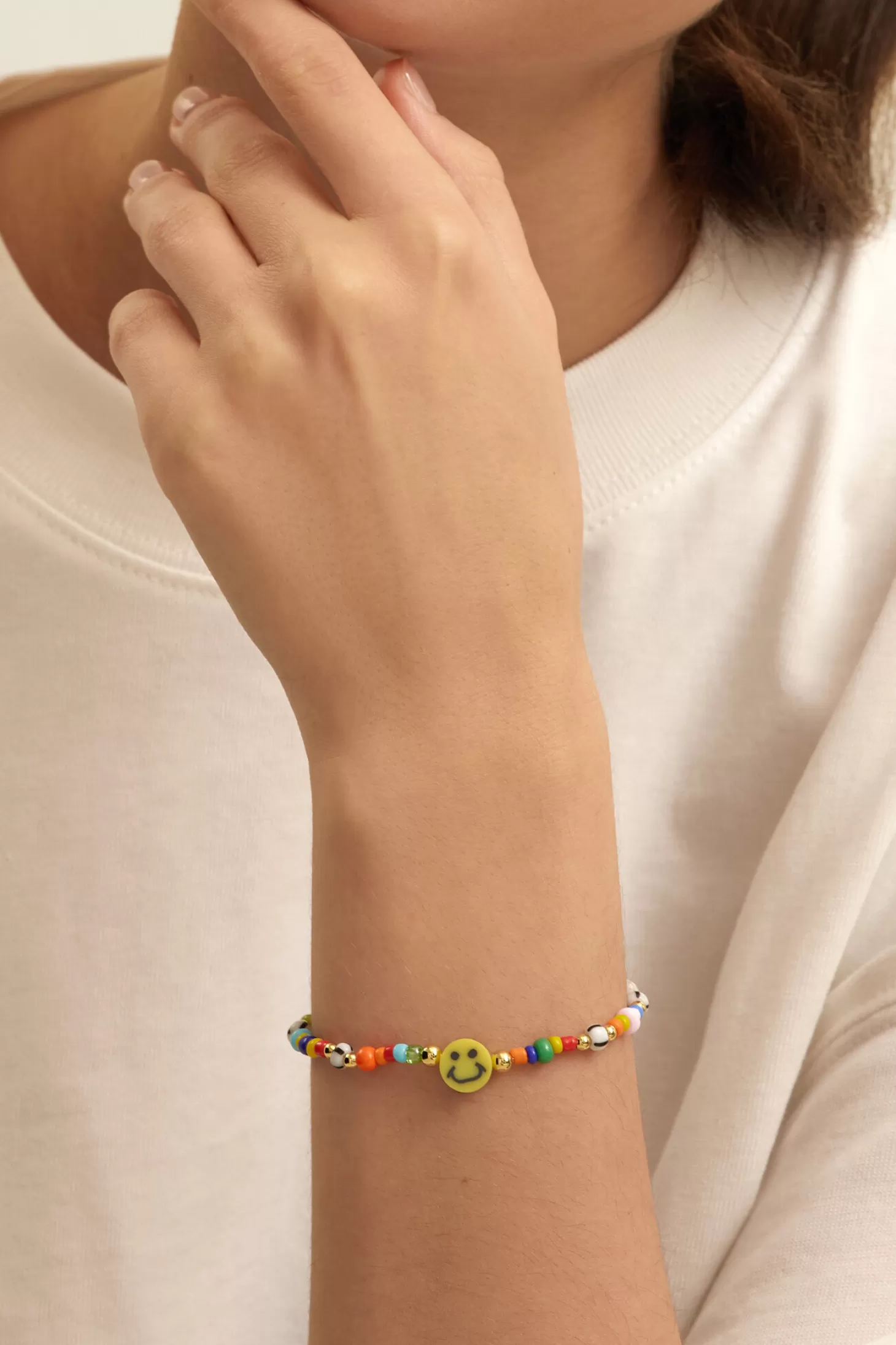 armband_elies_smiley_2.webp Les Soeurs Armband Elies Smiley Multicolor Clearance