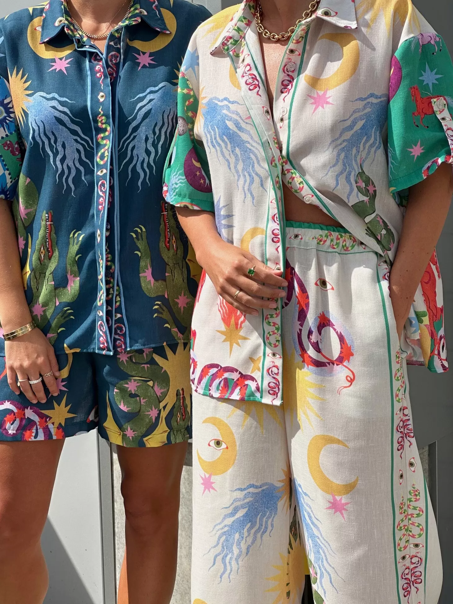 blouse_dragon_2-1.webp Le Marais Blouse Dragon Blue Sale