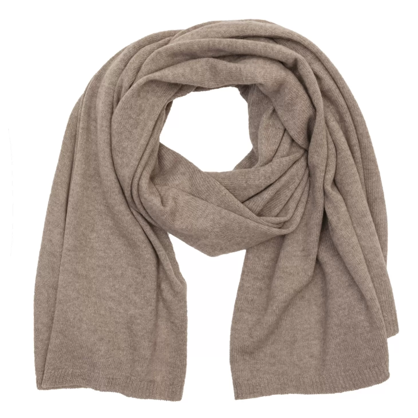 Les Soeurs Cashmere Sjaal Nori Beige Melange Shop