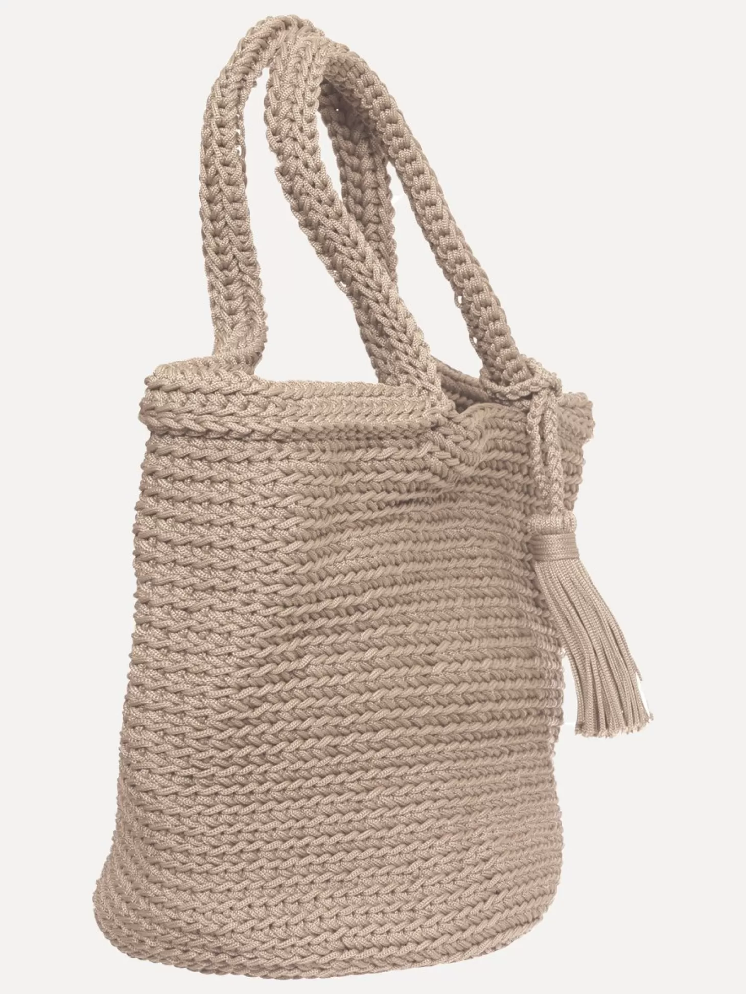 Les Soeurs Crochet Shopper Elvera Beige Hot