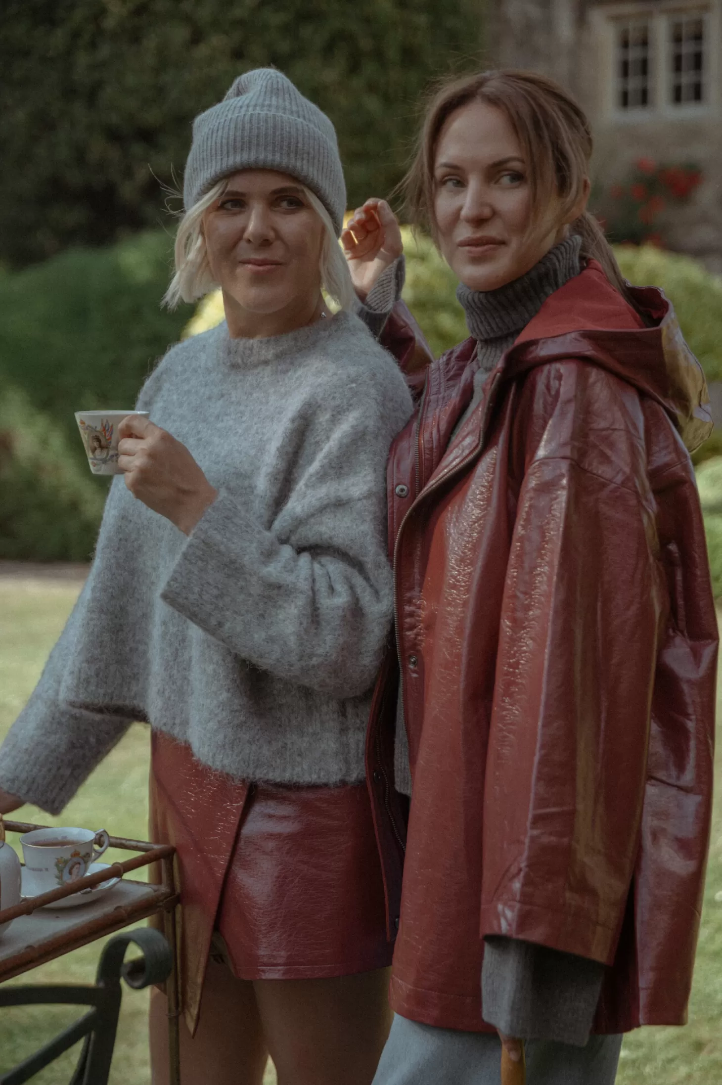 Les Soeurs Gebreide Trui Ada Grey Best Sale