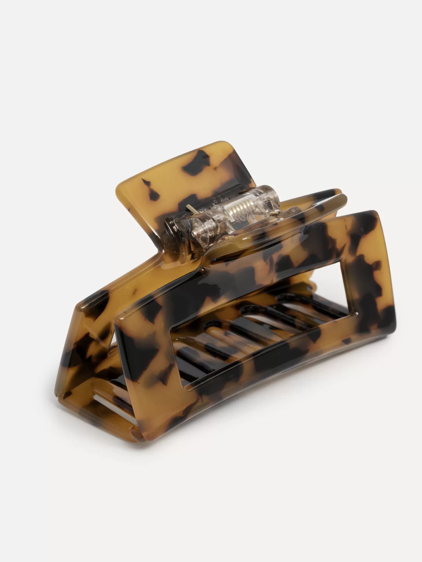 Les Soeurs Hair Clip Rectangle Dark Tortue Store
