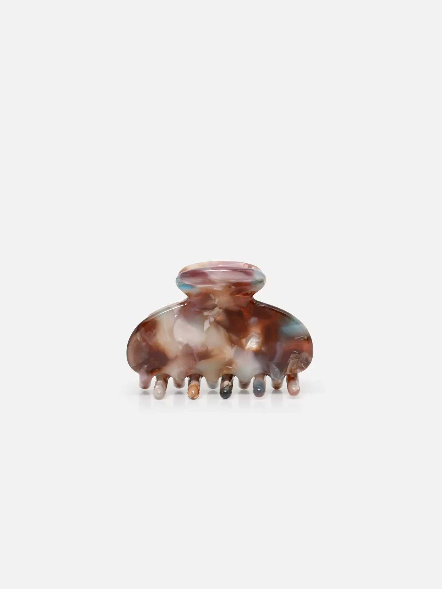 Les Soeurs Hair Clip Round Brown/Blue Best Sale