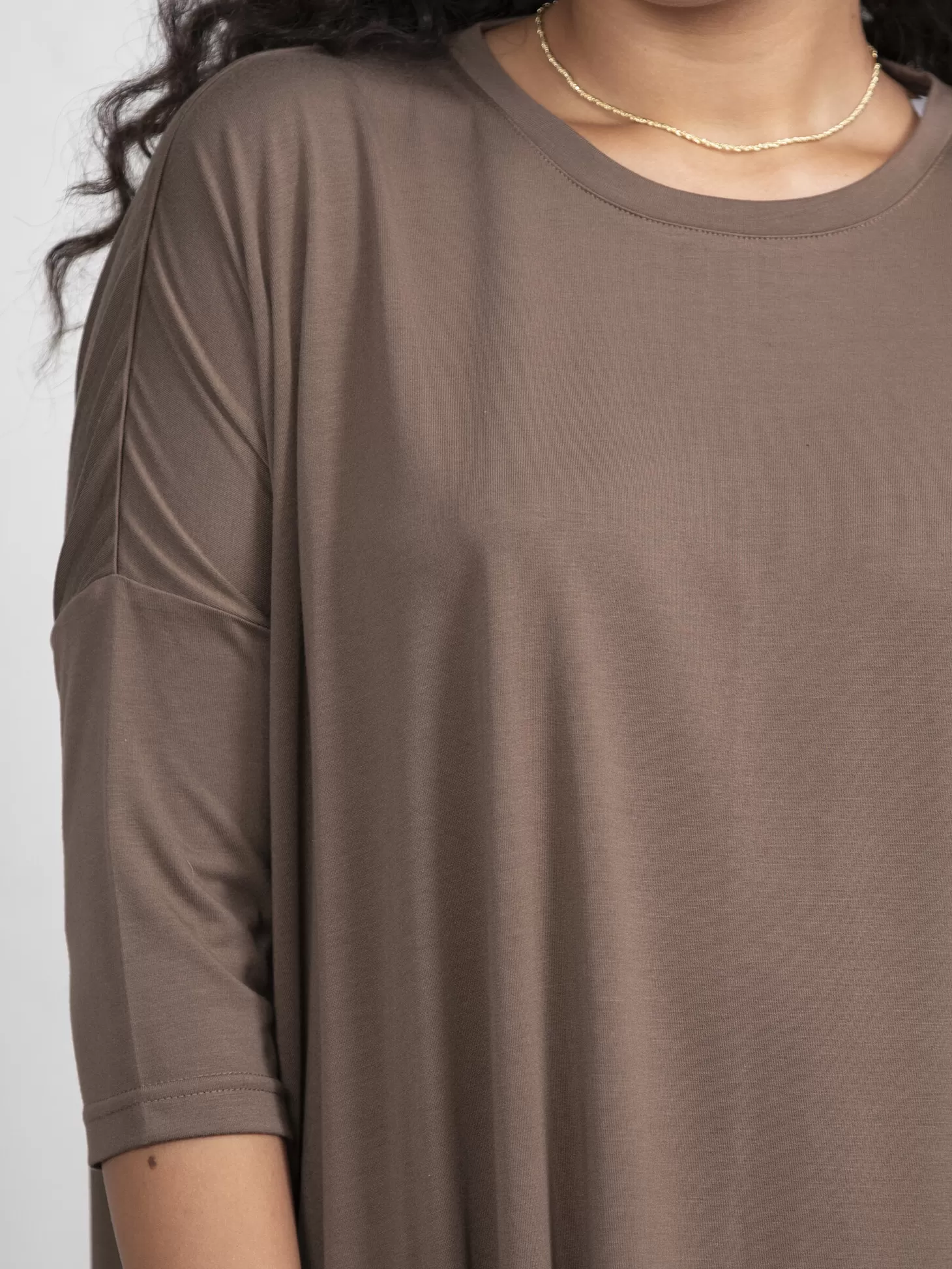 jersey_jurk_amy_3-1.webp Les Soeurs Jersey Jurk Amy Mokka Outlet