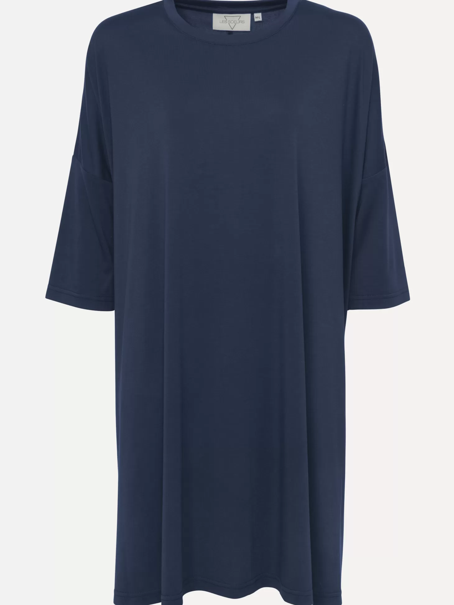 jersey_jurk_amy_5.webp Les Soeurs Jersey Jurk Amy Navy Online