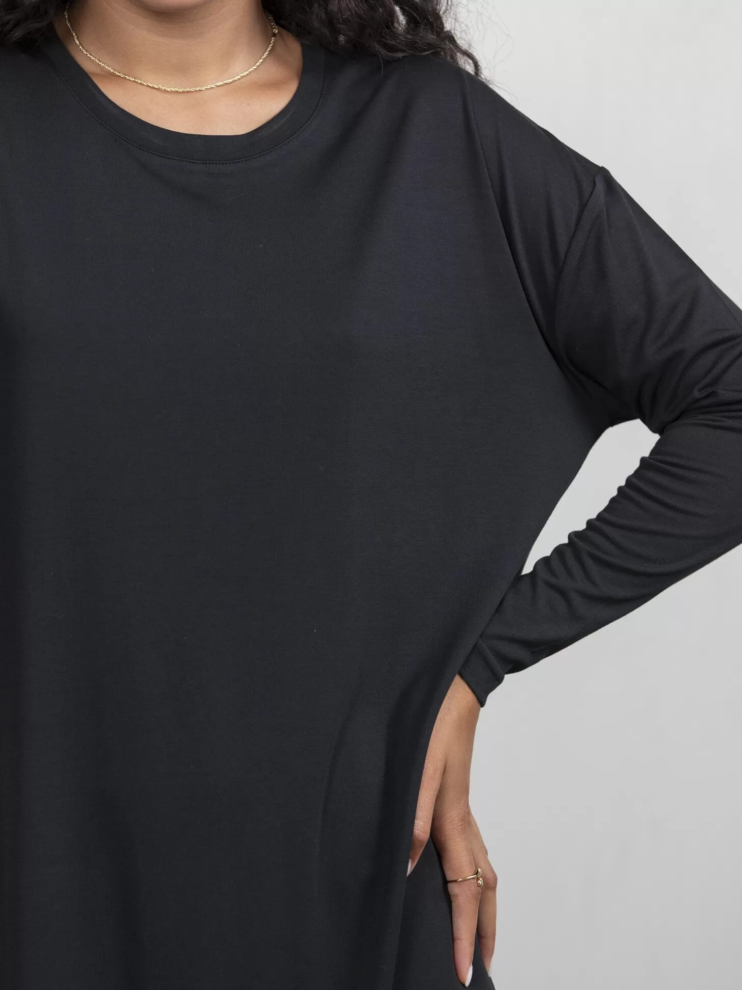 lange_jersey_jurk_anne_2-1.webp Les Soeurs Lange Jersey Jurk Anne Black Online