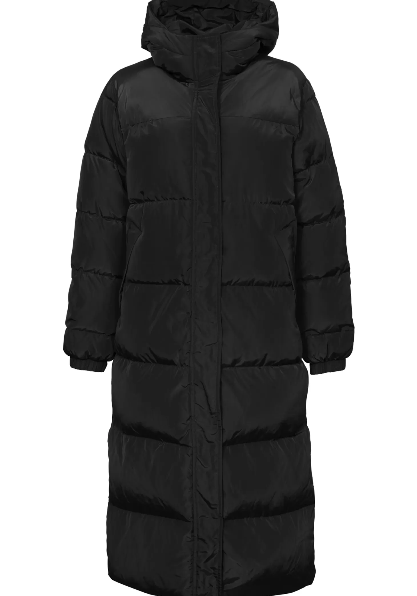Les Soeurs Longline Gewatteerde Jas Colin Black Sale