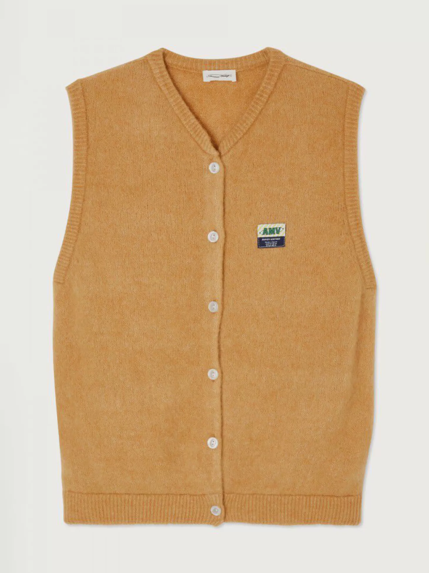 American Vintage Mouwloos Cardigan Vitow Croissant Chine Clearance