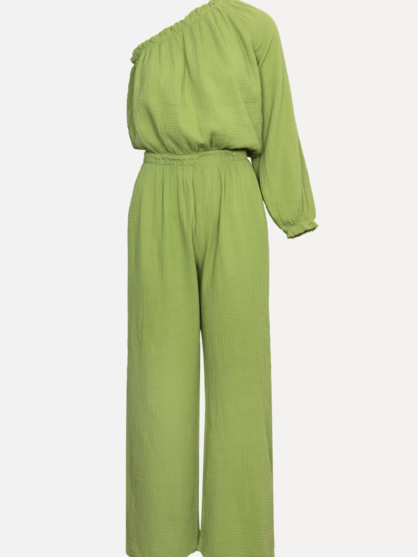 Le Marais One Shoulder Jumpsuit Mila Green Best