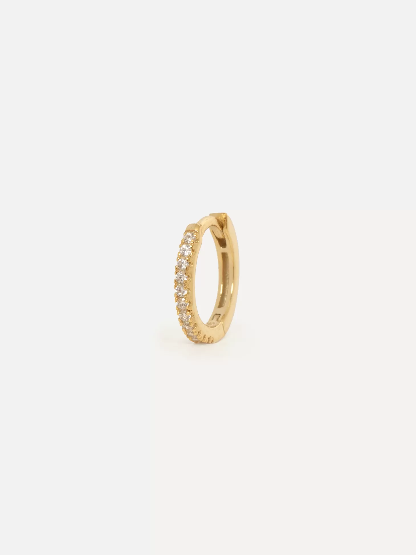 Les Soeurs Oorbel Jeanne Midi Strass Gold Clear New