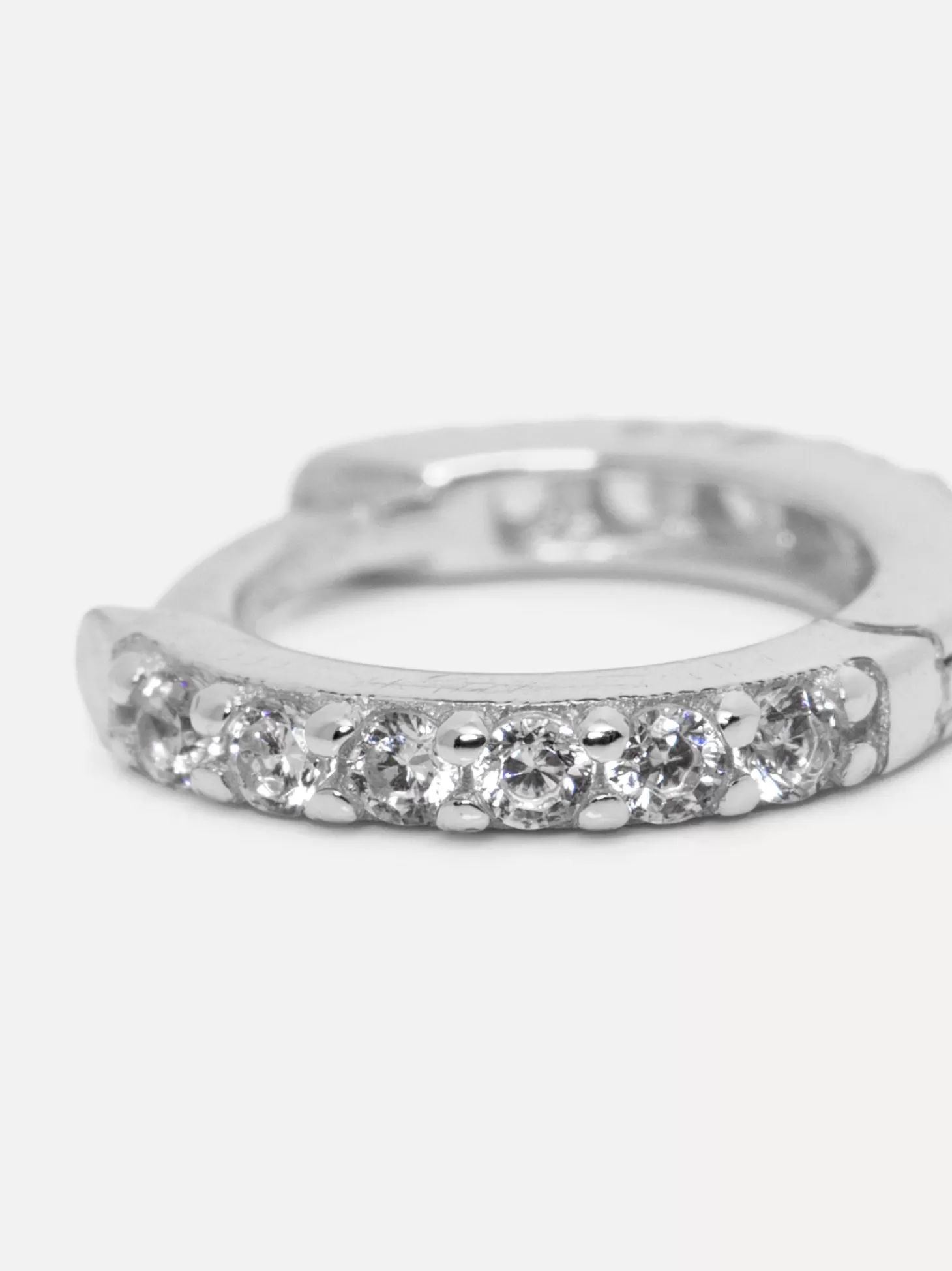 Les Soeurs Oorbel Jeanne Mini Strass Silver Clear Discount