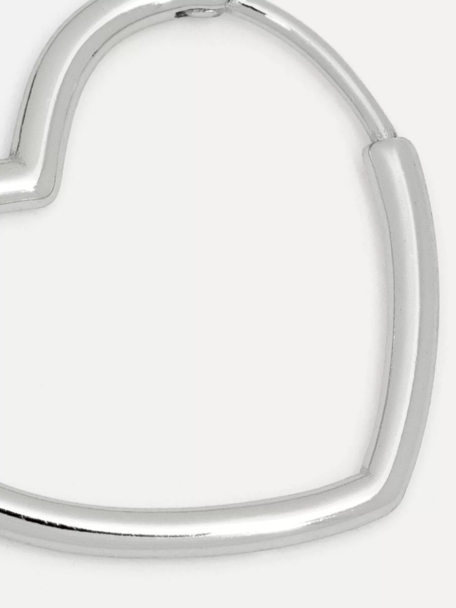 Les Soeurs Oorbel Jenny Heart Silver Outlet