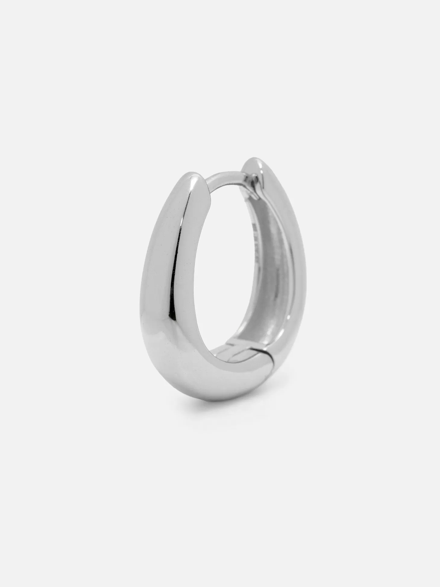 Les Soeurs Oorbel Joanne Oval Silver Sale