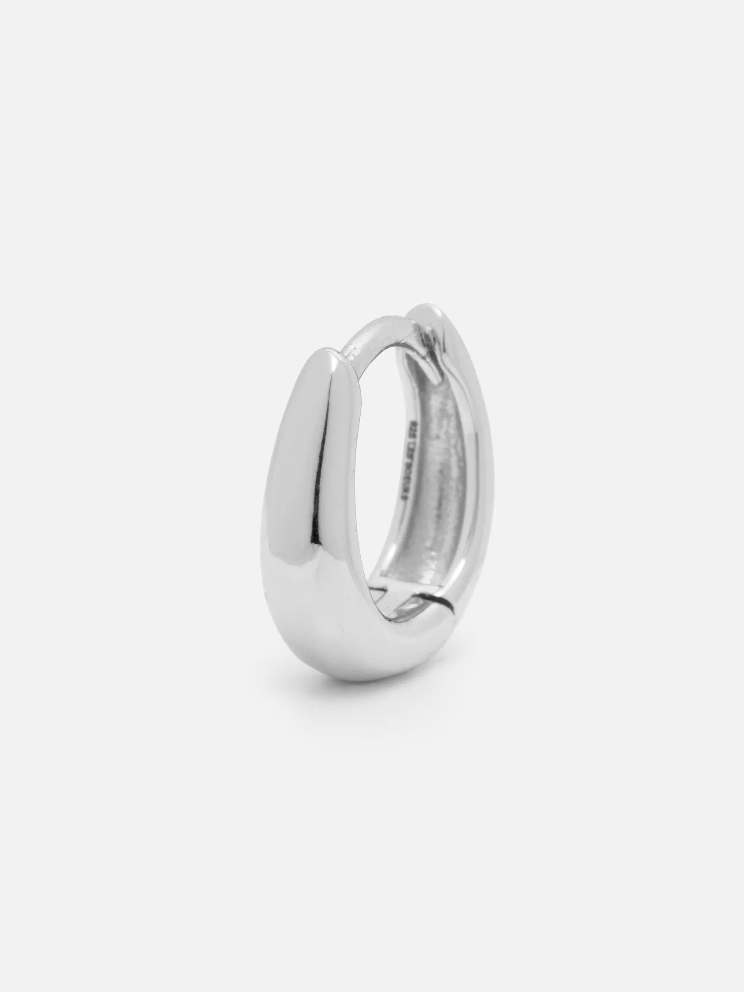 Les Soeurs Oorbel Joanne Oval Mini Silver Cheap