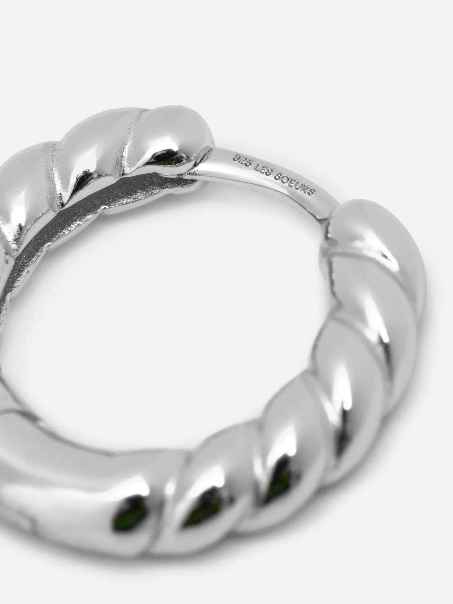 Les Soeurs Oorbel Joanne Twisted Silver New