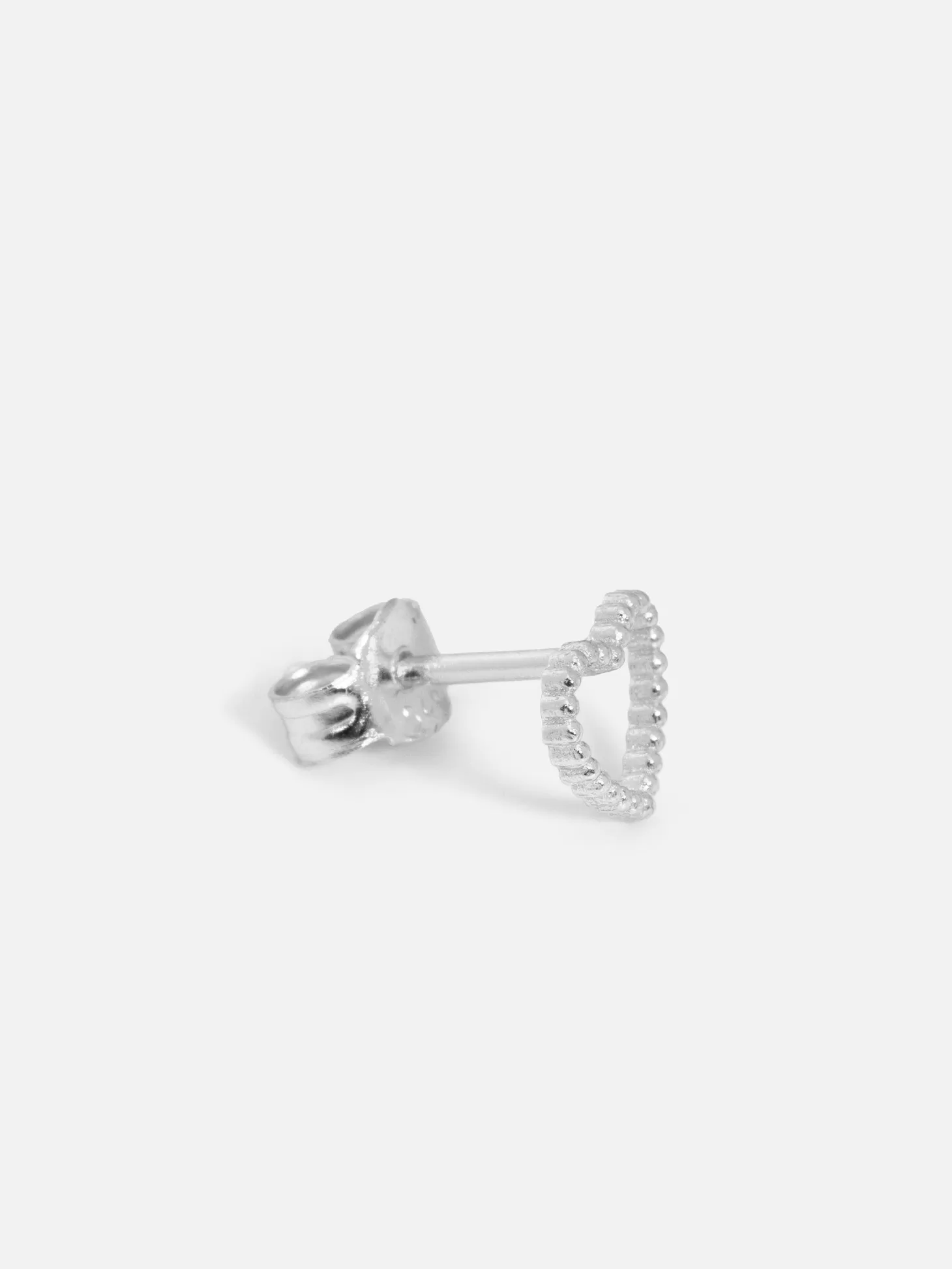 Les Soeurs Oorbel Jolie Dotted Heart Silver Discount