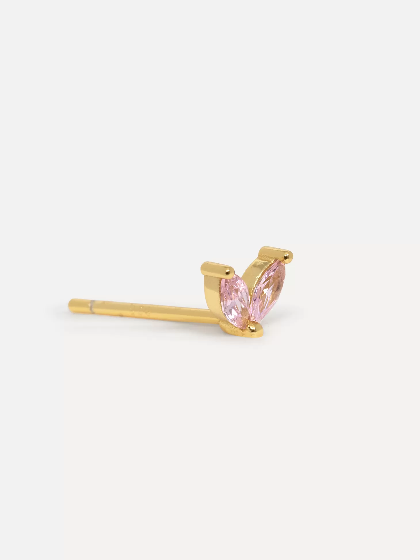 oorbel_jolie_double_leaf_2.webp Les Soeurs Oorbel Jolie Double Leaf Gold Pink Shop