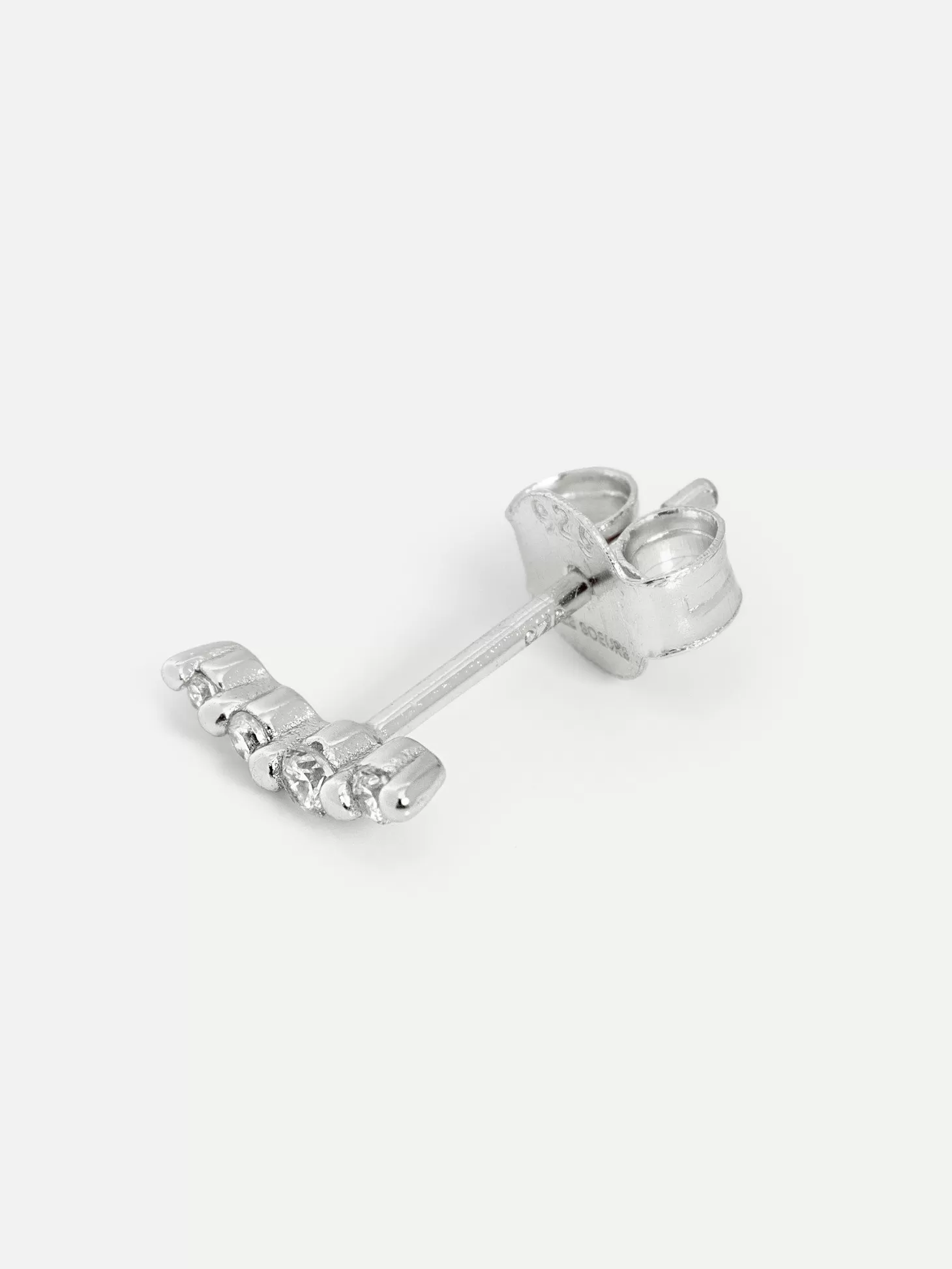 Les Soeurs Oorbel Louise 4 Dots Strass Silver Cheap