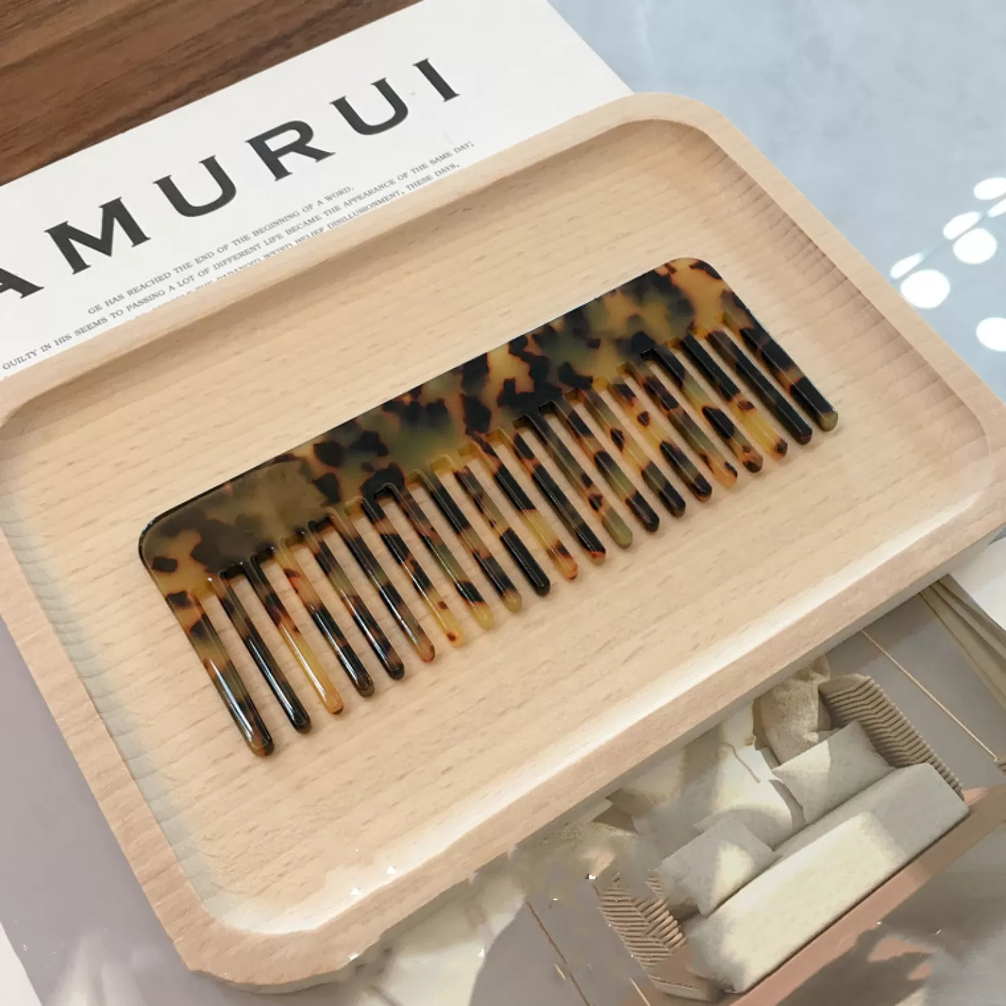 Les Soeurs Resin Comb Dark Tortue Cheap