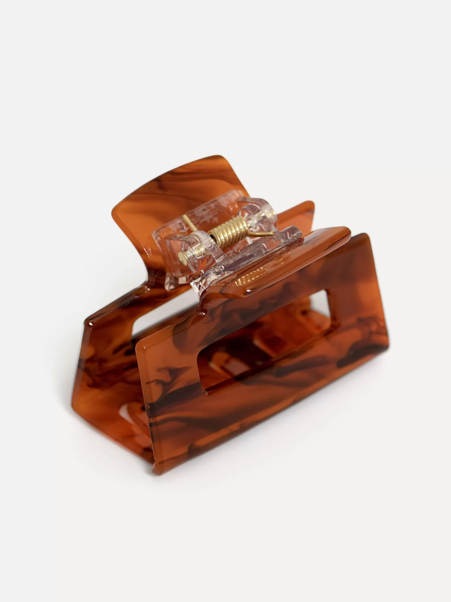 Les Soeurs Resin Haarspeld Rechthoekig Amber Flash Sale