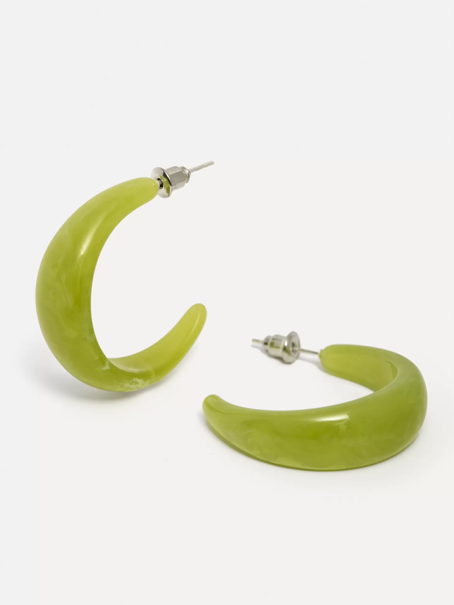 Les Soeurs Resin Oorbellen Set Melly Green Hot