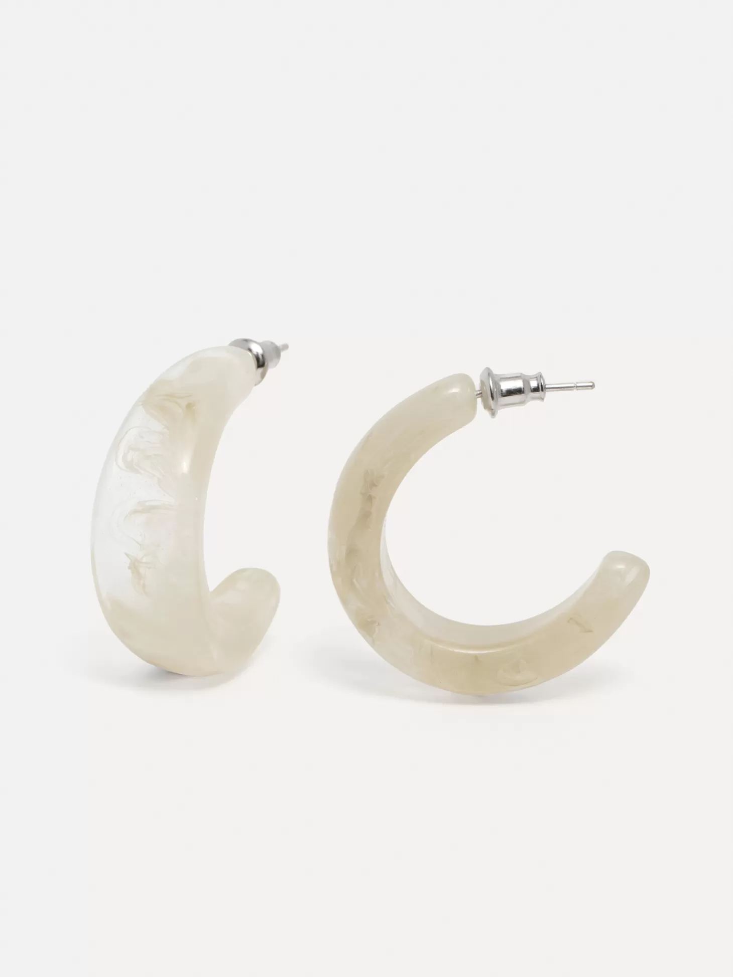 Les Soeurs Resin Oorbellen Set Melly Cream Cheap
