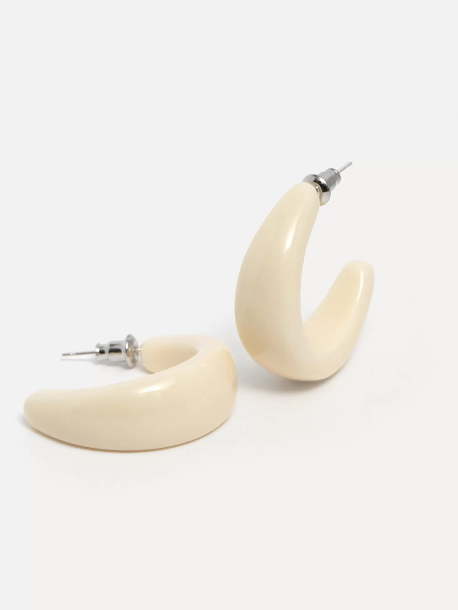 Les Soeurs Resin Oorbellen Set Melly White Flash Sale