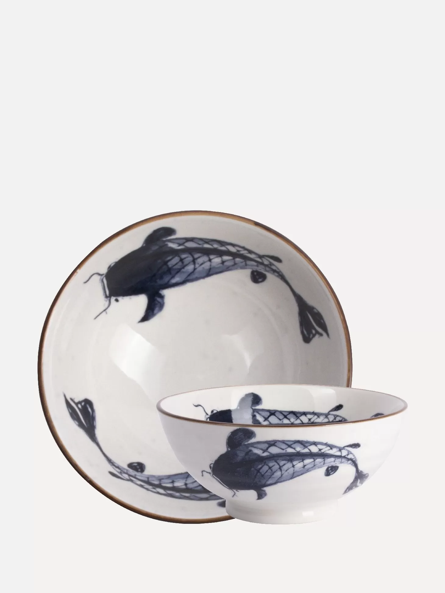 Gusta Schaaltje Koi Blauw/Wit Cheap