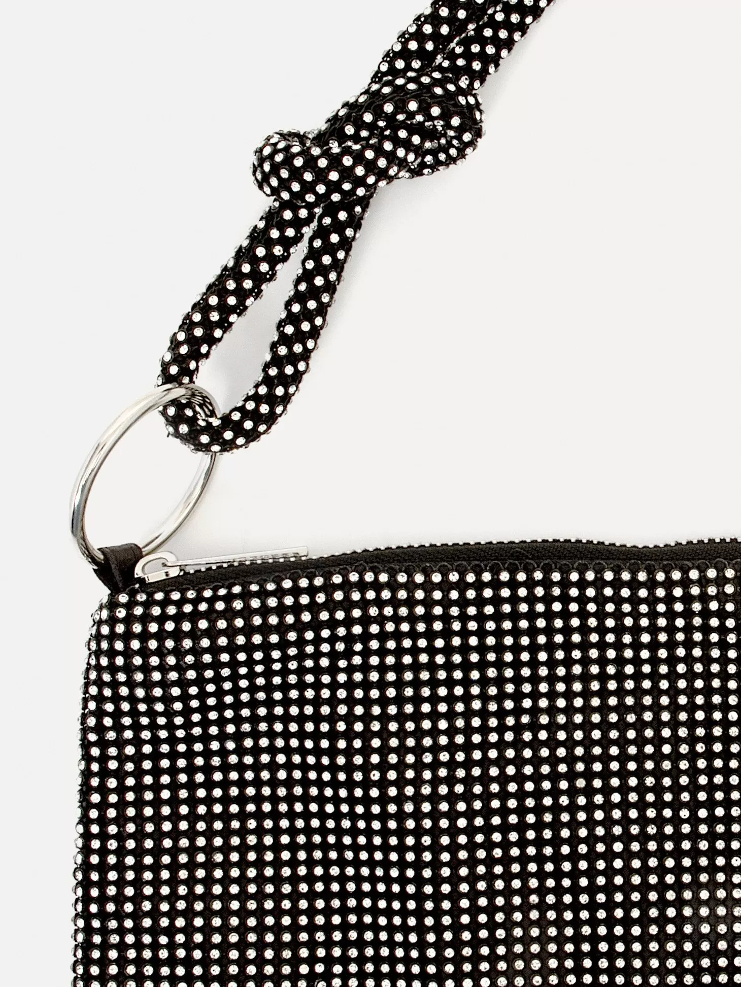 schoudertas_yuna_2.webp Le Marais Schoudertas Yuna Black/Silver Strass Flash Sale