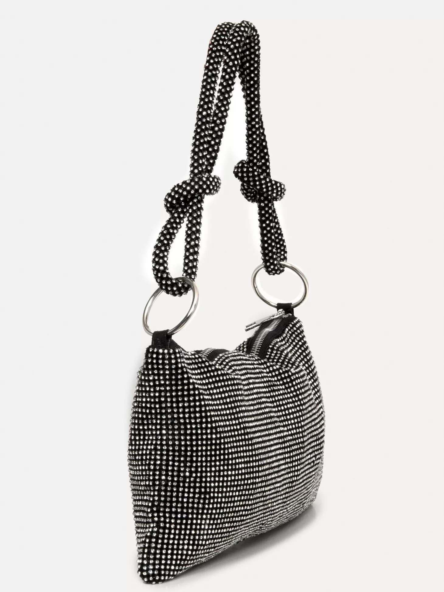 schoudertas_yuna_3.webp Le Marais Schoudertas Yuna Black/Silver Strass Flash Sale