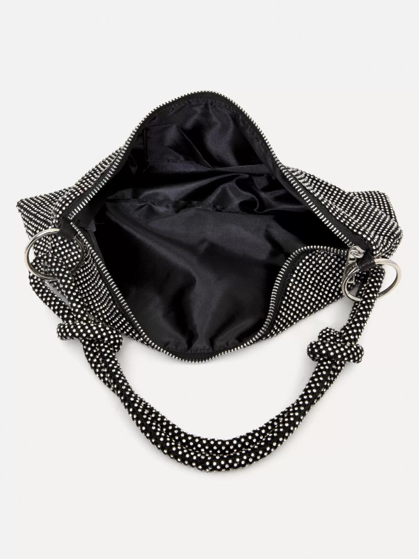 schoudertas_yuna_4.webp Le Marais Schoudertas Yuna Black/Silver Strass Flash Sale