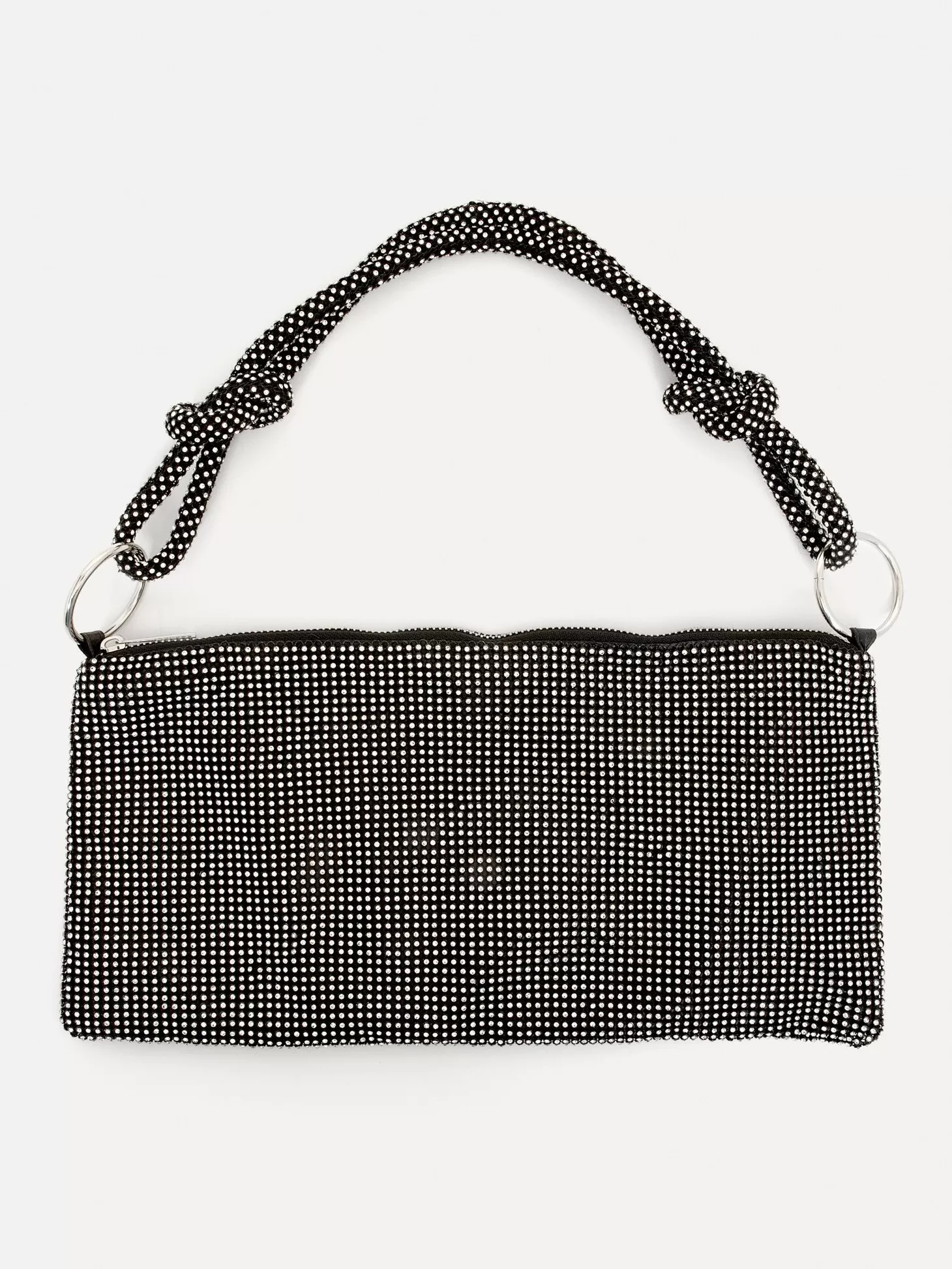 schoudertas_yuna_5.webp Le Marais Schoudertas Yuna Black/Silver Strass Flash Sale