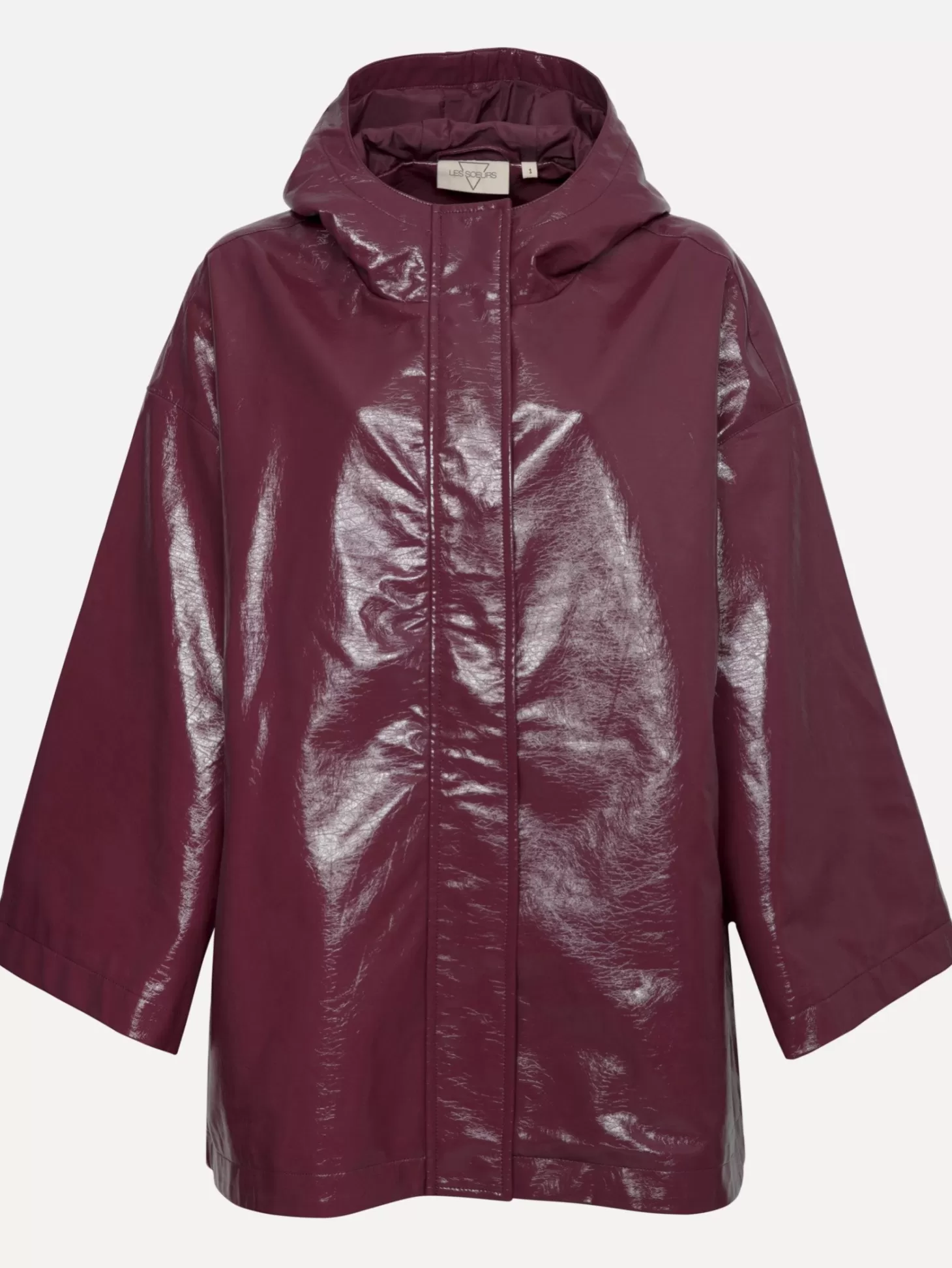 vegan_leren_jas_violet_5.webp Les Soeurs Vegan Leren Jas Violet Bordeaux Fashion