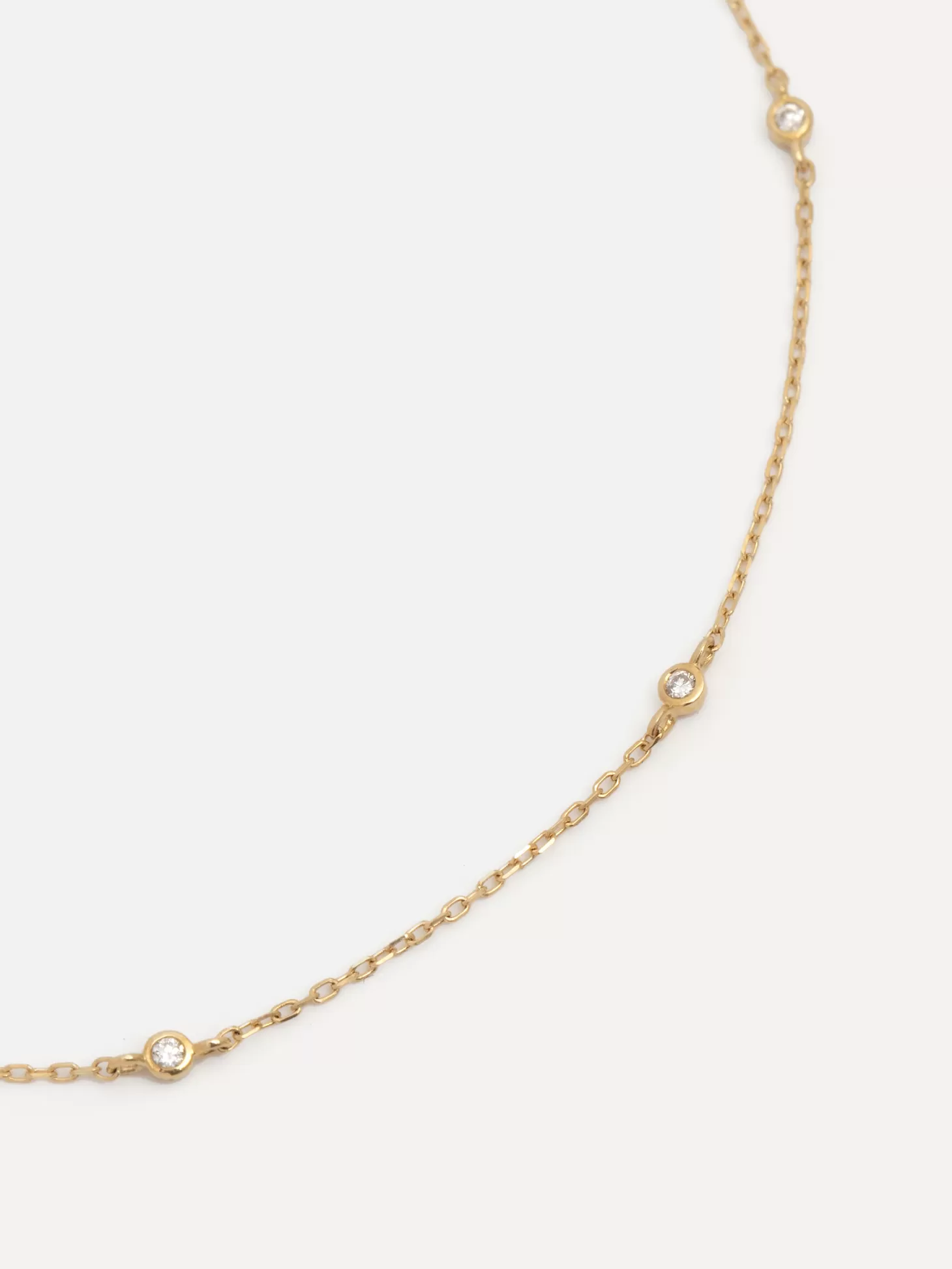 Les Soeurs 14K Armband Hess Triple Diamond Gold Outlet