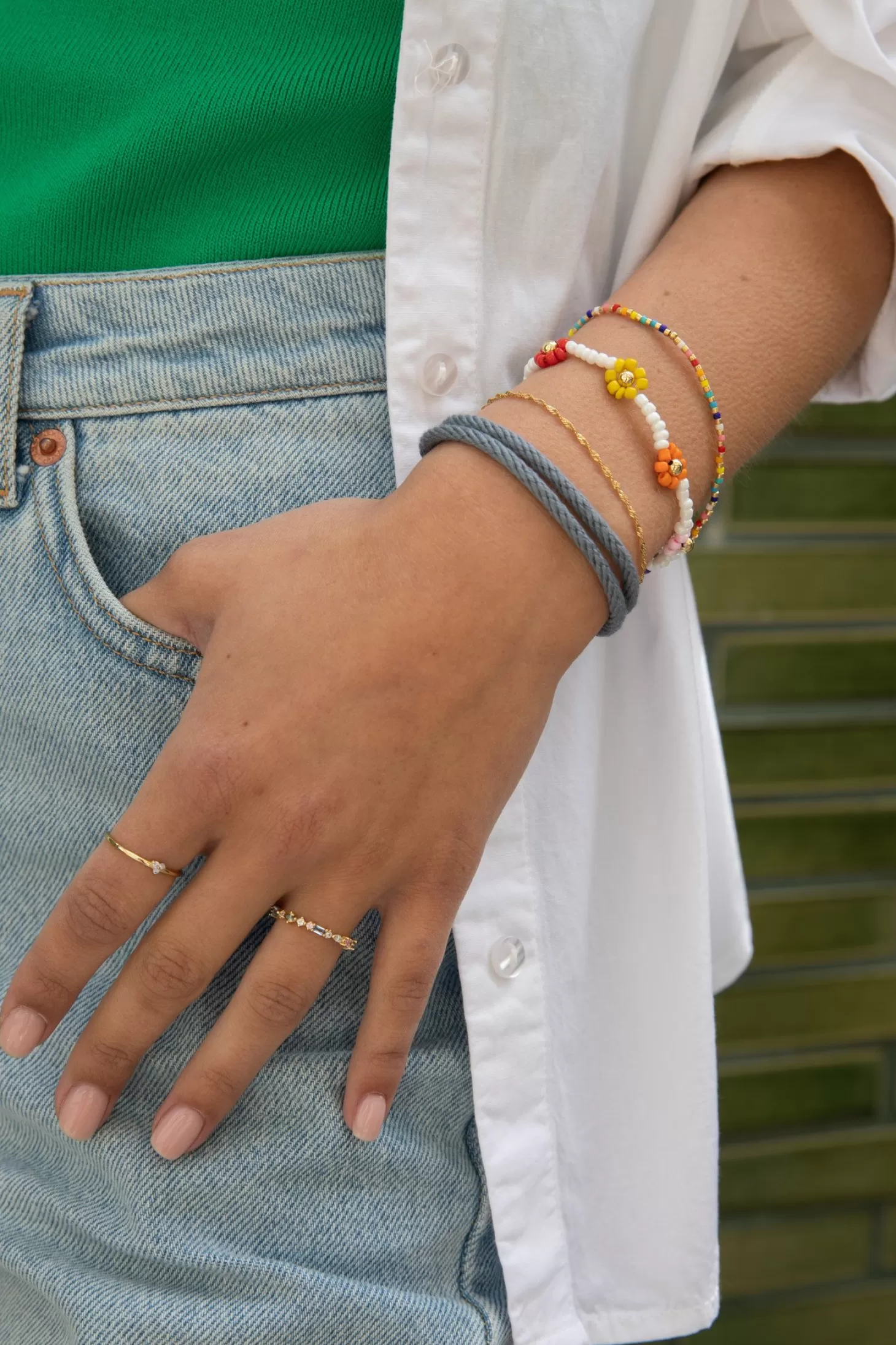 Les Soeurs Armband Feliz Love Pearl Fashion