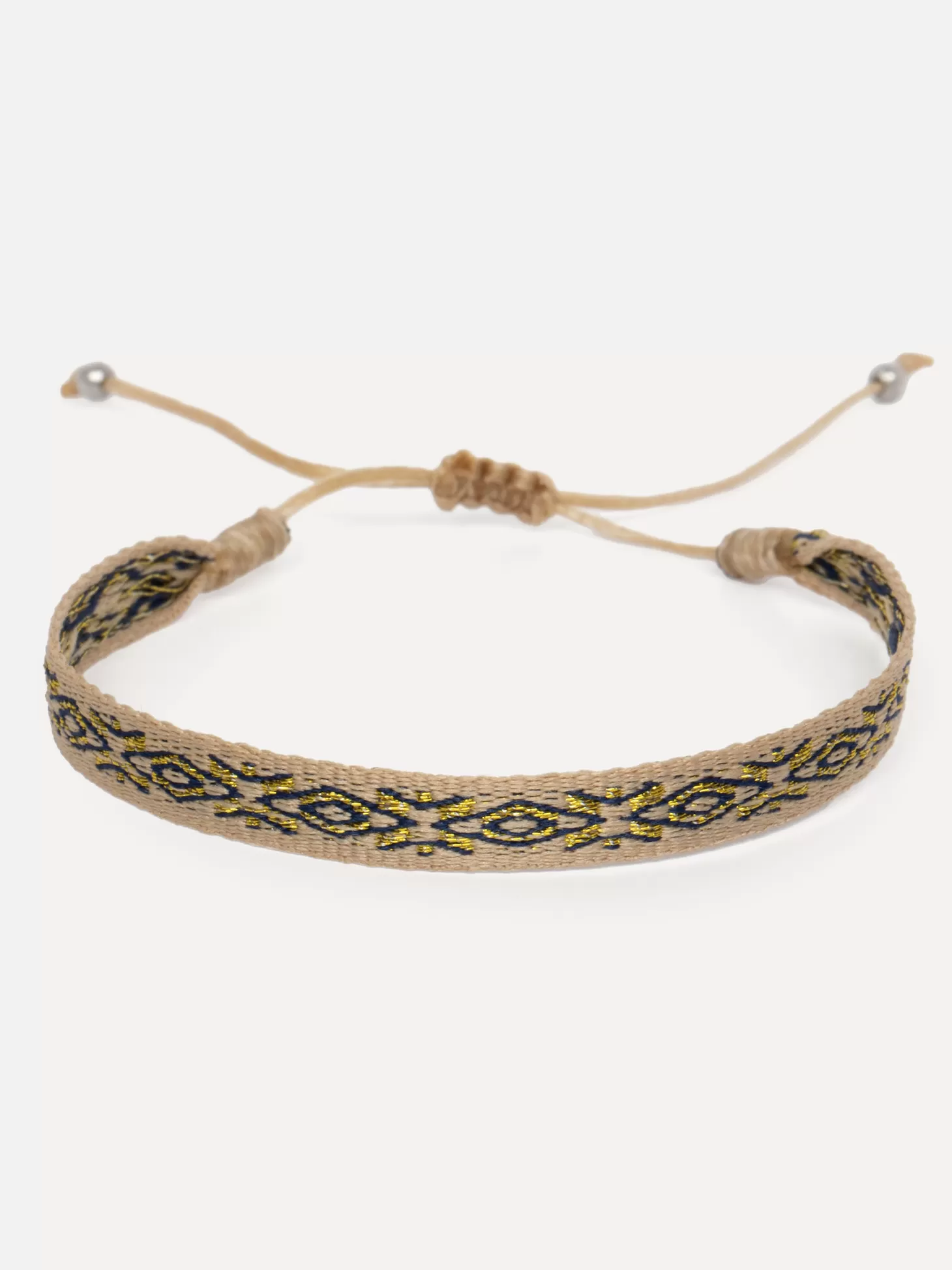 Les Soeurs Armband Frey Beige/Gold Cheap