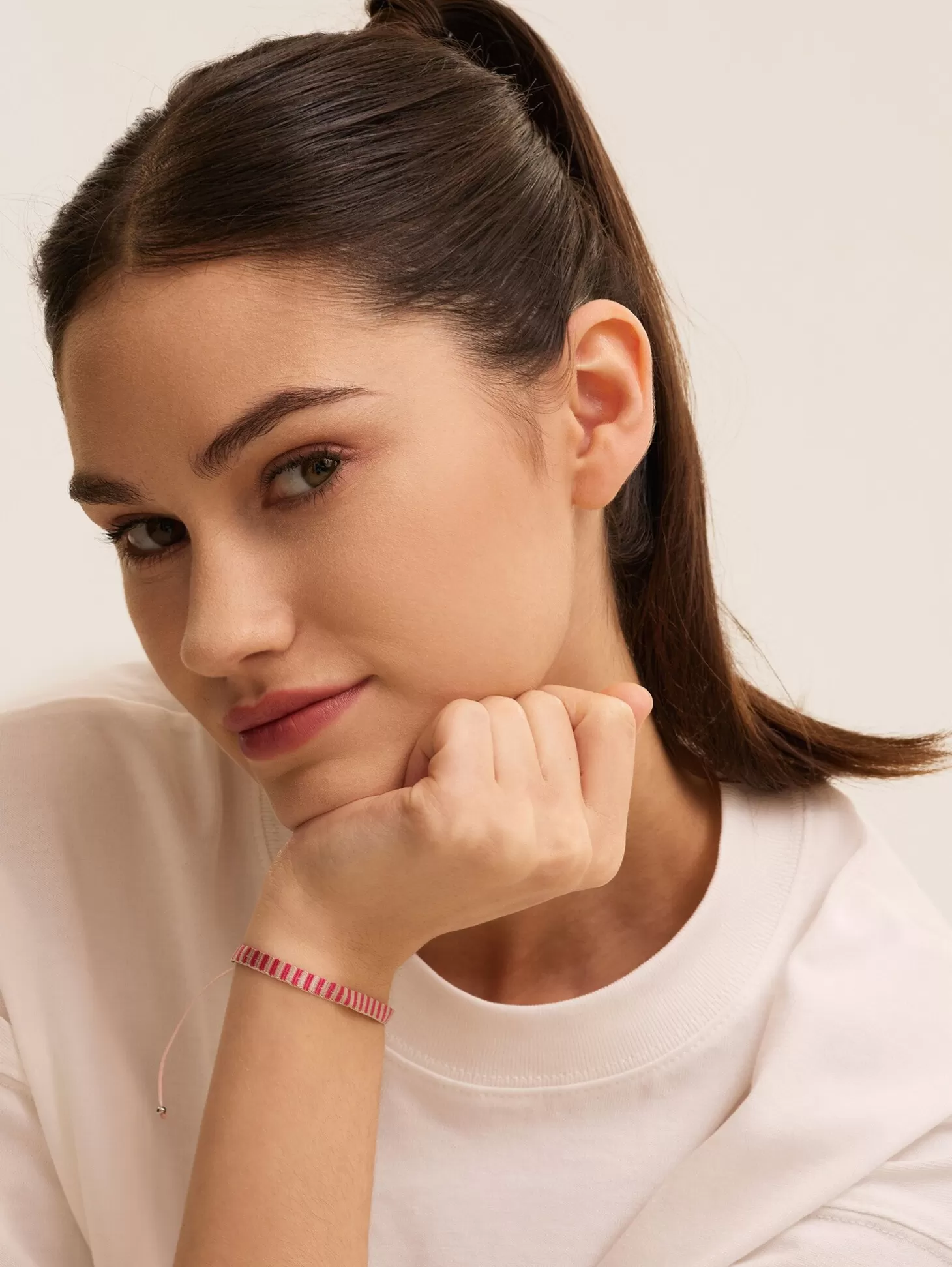 Les Soeurs Armband Frey Pink Stripe Flash Sale
