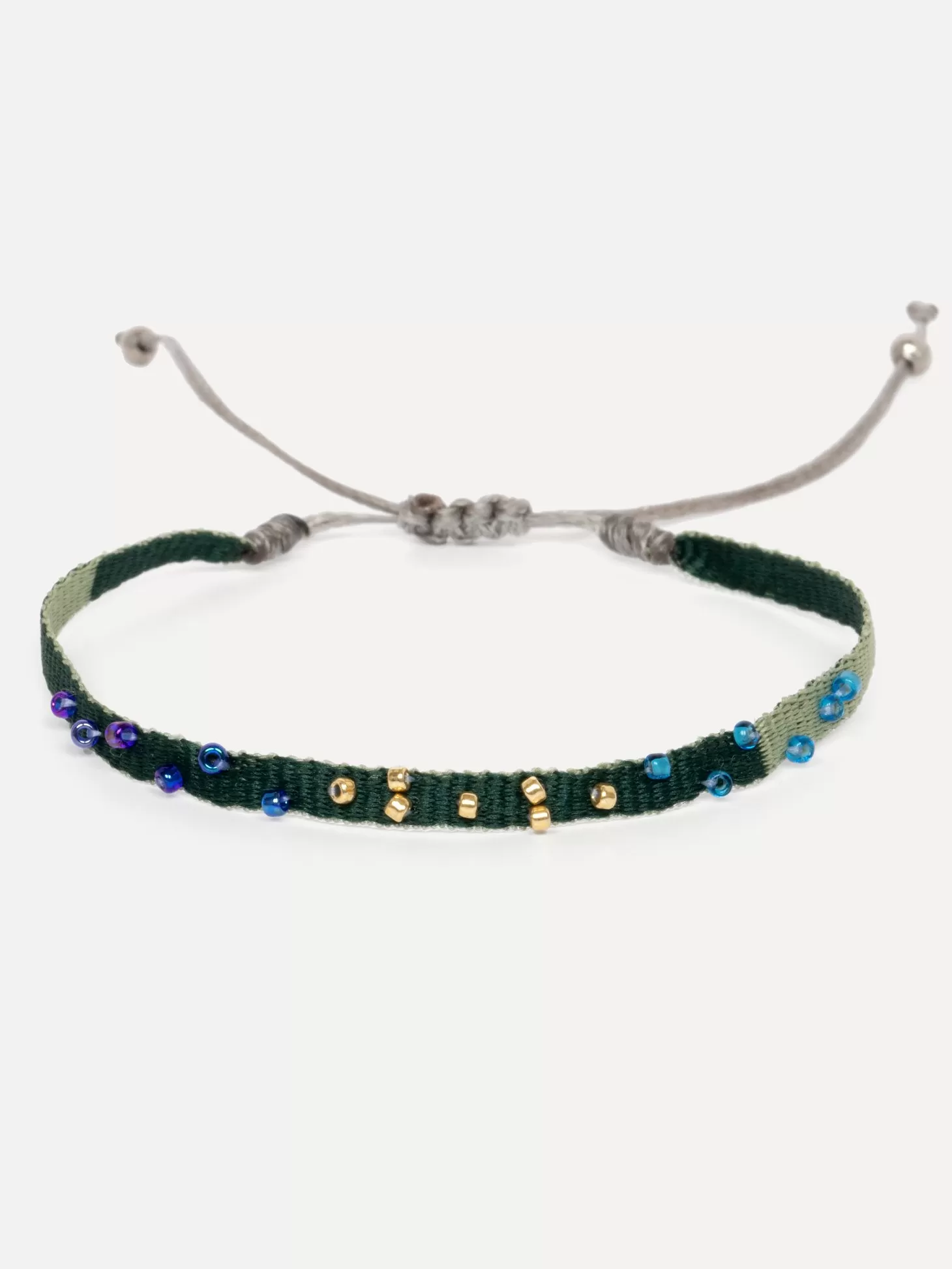 Les Soeurs Armband Frey Beads Khaki Outlet