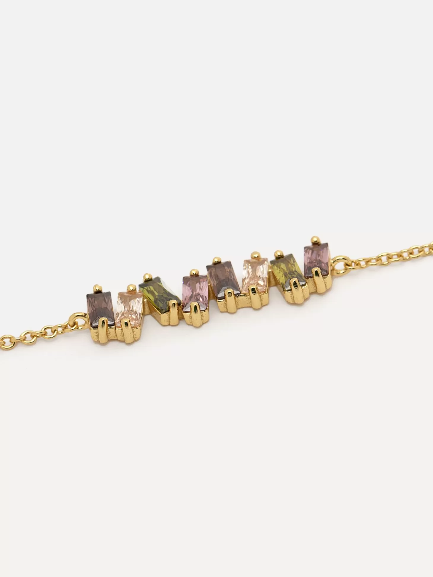 Les Soeurs Armband Harry Baguette Gold Multicolor New