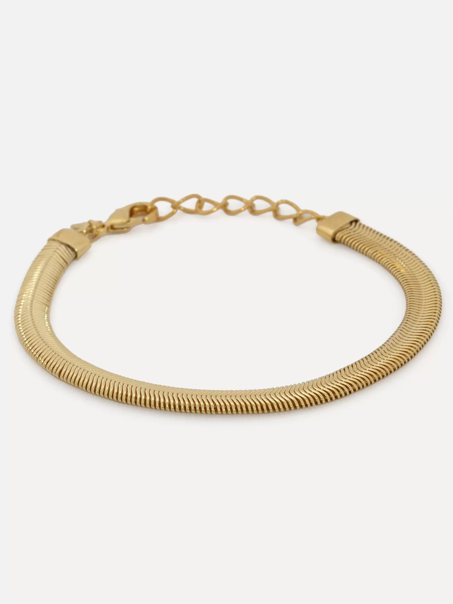 Les Soeurs Armband Mara Herringbone Gold Flash Sale