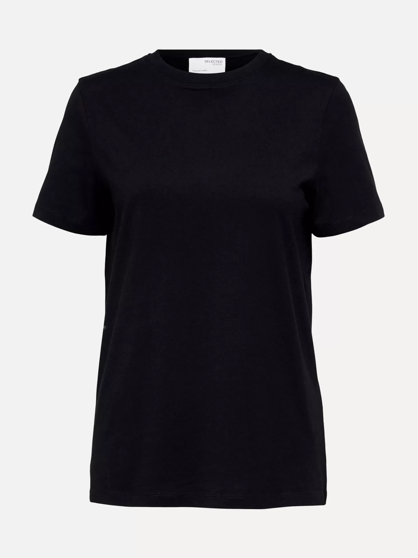 Selected Basic T-Shirt Black Store