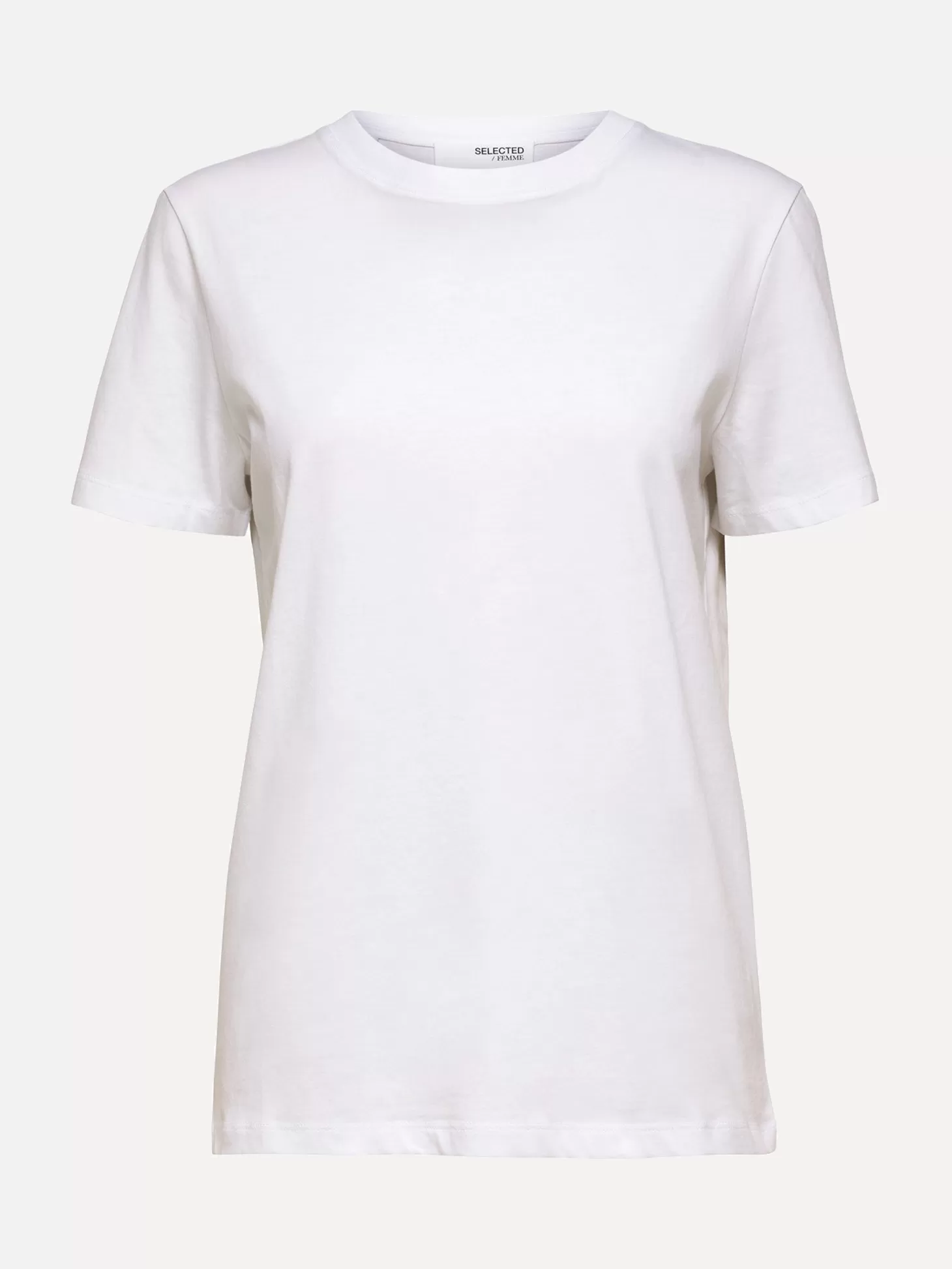Selected Basic T-Shirt Bright White Sale