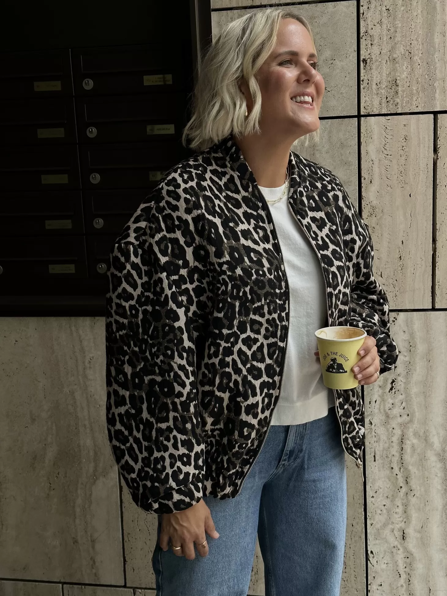 Le Marais Bomber Oscar Leopard Cheap