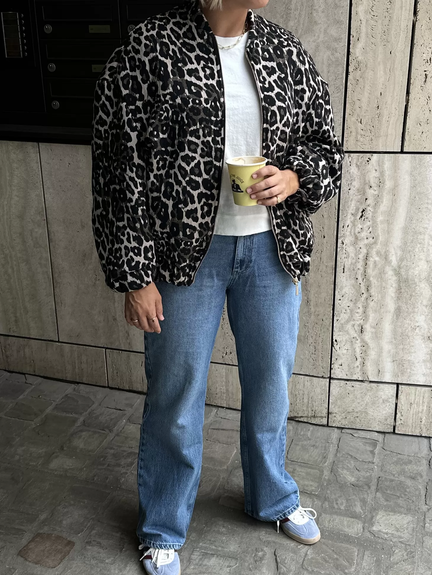 Le Marais Bomber Oscar Leopard Cheap