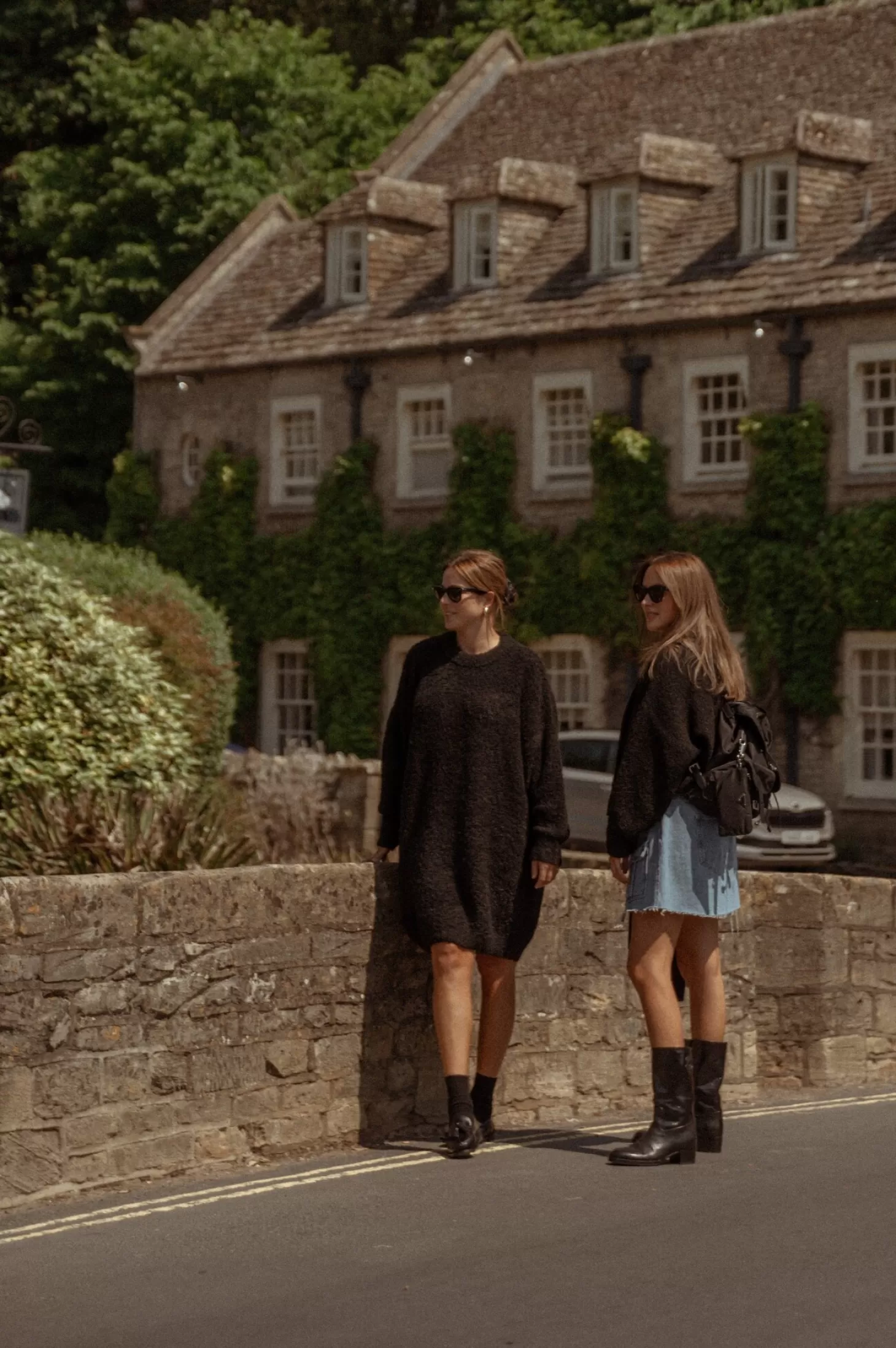 Les Soeurs Boucle Gebreide Jurk Andres Black Online