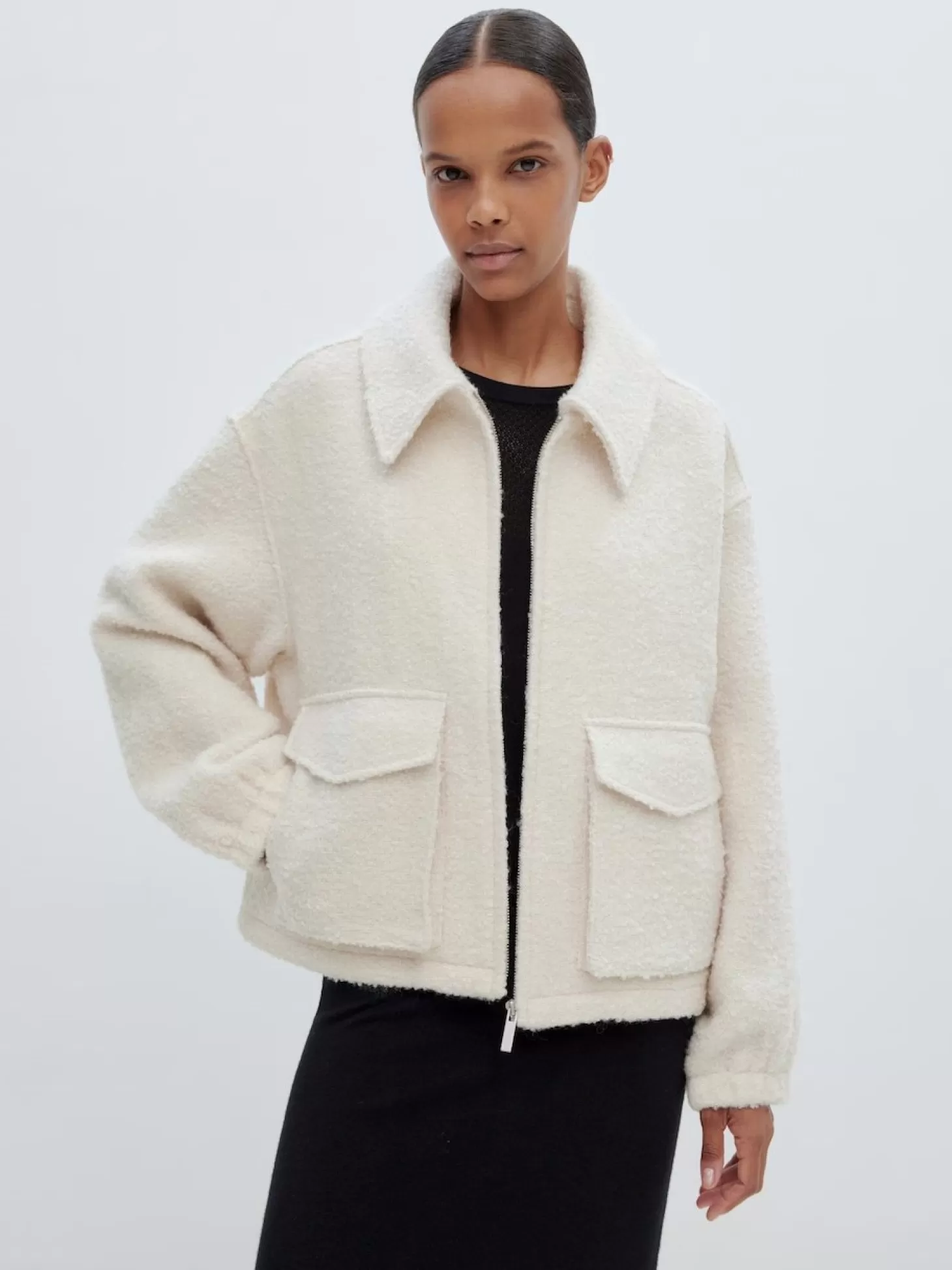 Edited Boucle Jas Machi Off-White Best Sale