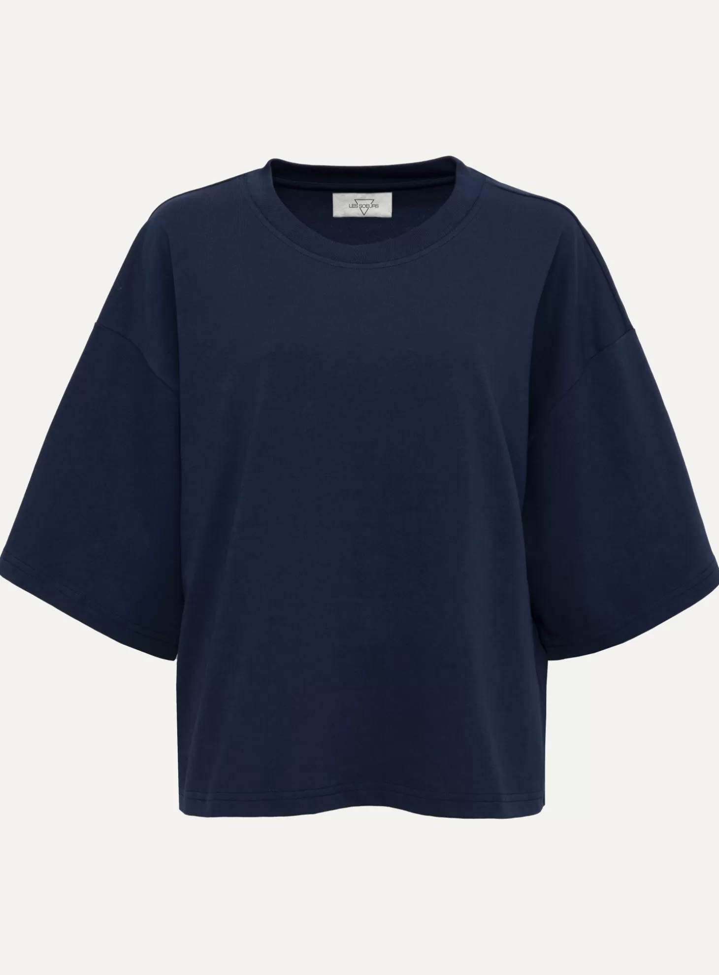 Les Soeurs Boxy T-Shirt Tiara Navy Hot